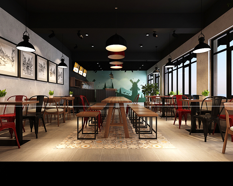 Thiết kế quán trà sữa royaltea